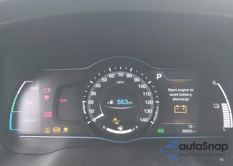 2019 Hyundai Ioniq Hybrid Sel из США, поврежденный, VIN KMHC75LC4KU132844